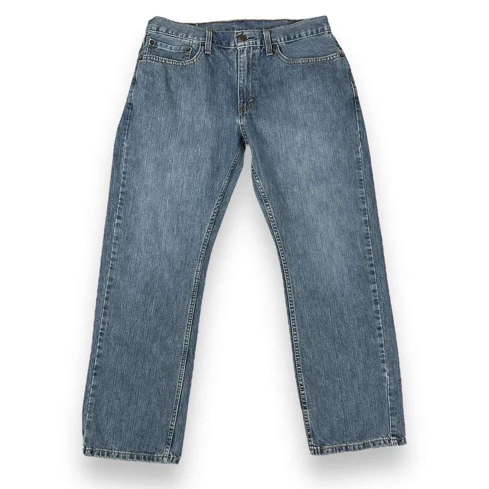 Levis 559 Jeans Men Size 34x30 (ACT 33x27) Blue Denim Relaxed Straight‎ EUC